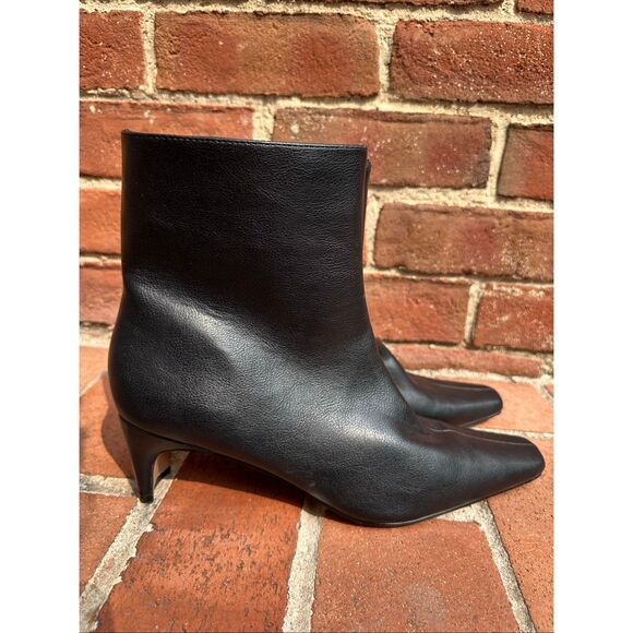 Ann Taylor Loft $156 Squared Pointy Toe Booties women's 10 NEW - Picture 4 of 12